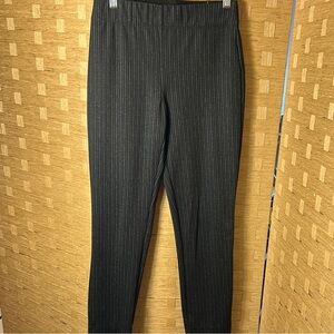 Max Studio Black Pinstripe Trousers